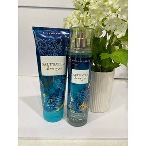 Bath & Body Works “Saltwater Breeze” New Body Cream & Fragrance Mist